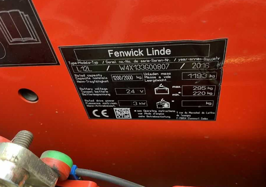 Linde L12L - Stacker: picture 4 Linde L12L - Stacker: picture 4