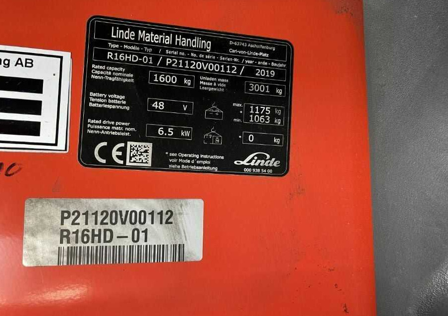 Linde R16HD-01 - Reach truck: picture 4 Linde R16HD-01 - Reach truck: picture 4