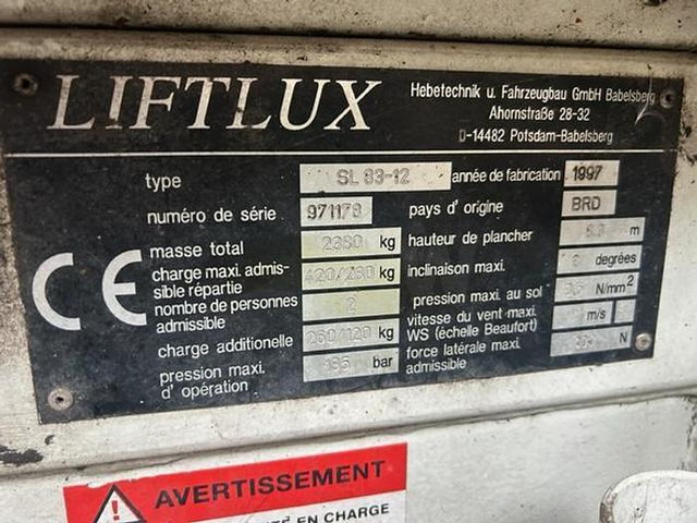 Liftlux SL 83-12 - Aerial platform: picture 5 Liftlux SL 83-12 - Aerial platform: picture 5
