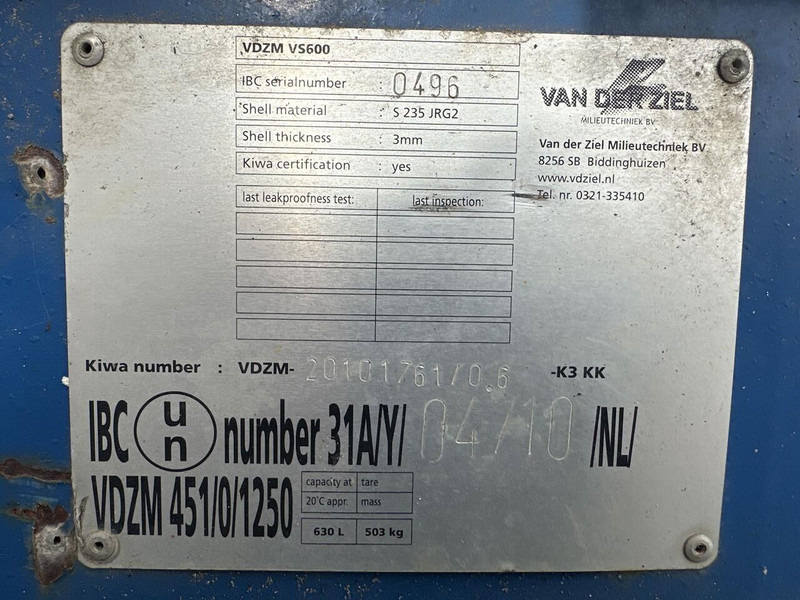 Tank truck for transportation of fuel IBC tank: picture 6 Tank truck for transportation of fuel IBC tank: picture 6