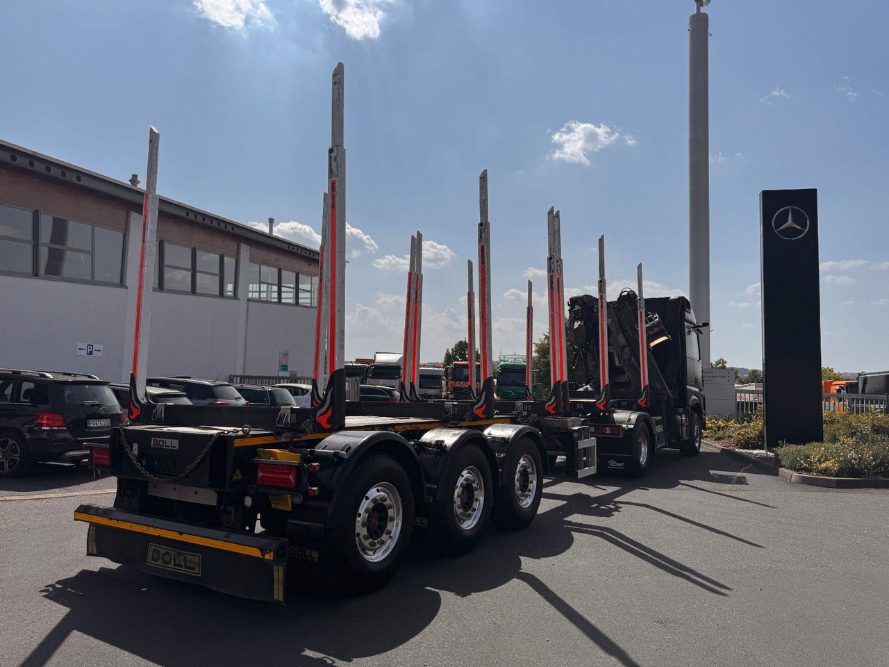 Doll H3L-14X Langholz Lift+Lenkachse - Timber trailer: picture 1 Doll H3L-14X Langholz Lift+Lenkachse - Timber trailer: picture 1