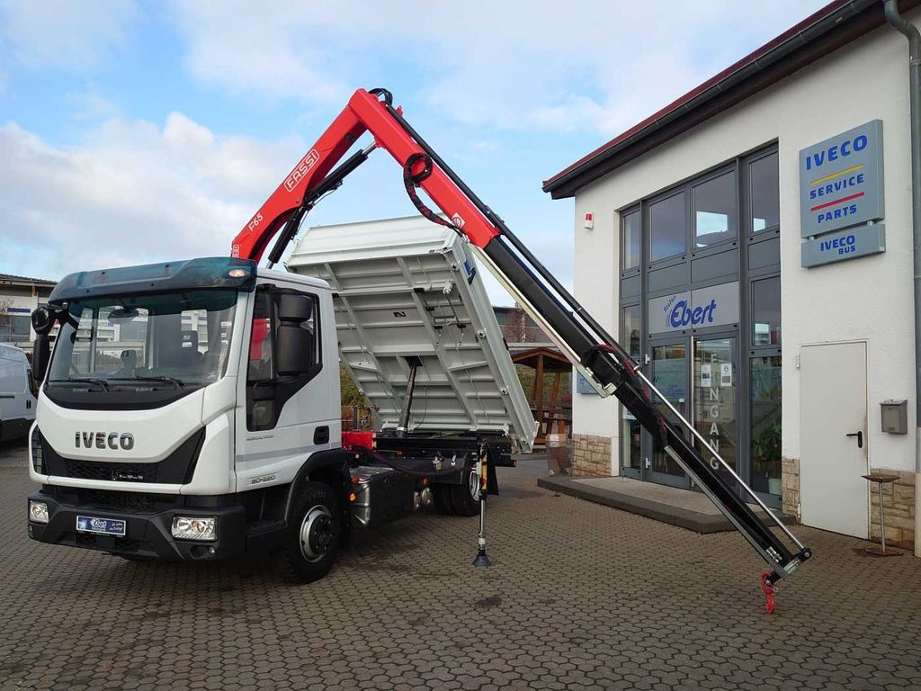 Iveco Eurocargo ML80E22 Kipper + Kran Fassi F65 +Funk - Tipper van: picture 2 Iveco Eurocargo ML80E22 Kipper + Kran Fassi F65 +Funk - Tipper van: picture 2