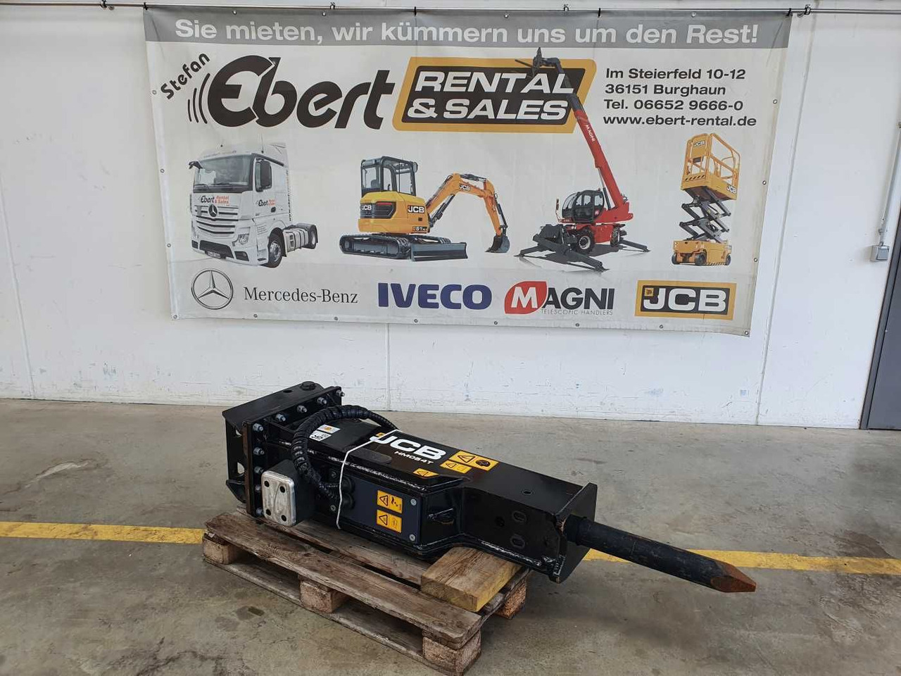 JCB HM054T / Hydraulikhammer / MS08 / 6 - 10 to - Hydraulic hammer for Construction machinery: picture 1 JCB HM054T / Hydraulikhammer / MS08 / 6 - 10 to - Hydraulic hammer for Construction machinery: picture 1