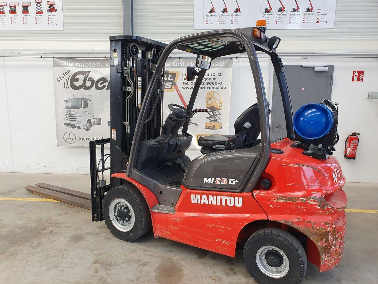 Manitou MI 25 G / Triplex: 4.70m / nur 1.976h! / SS - LPG forklift: picture 5 Manitou MI 25 G / Triplex: 4.70m / nur 1.976h! / SS - LPG forklift: picture 5