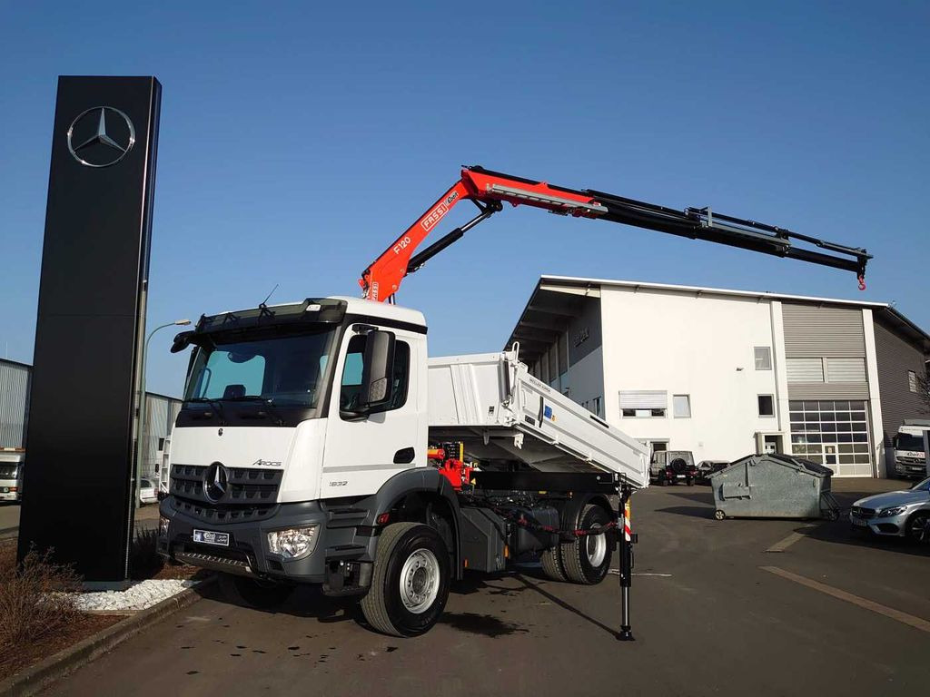 Mercedes-Benz Arocs 1832 KK 4x2 Kipper+Kran Fassi F120+Funk Mercedes-Benz Arocs 1832 KK 4x2 Kipper+Kran Fassi F120+Funk - Tipper, Crane truck: picture 2 Mercedes-Benz Arocs 1832 KK 4x2 Kipper+Kran Fassi F120+Funk Mercedes-Benz Arocs 1832 KK 4x2 Kipper+Kran Fassi F120+Funk - Tipper, Crane truck: picture 2