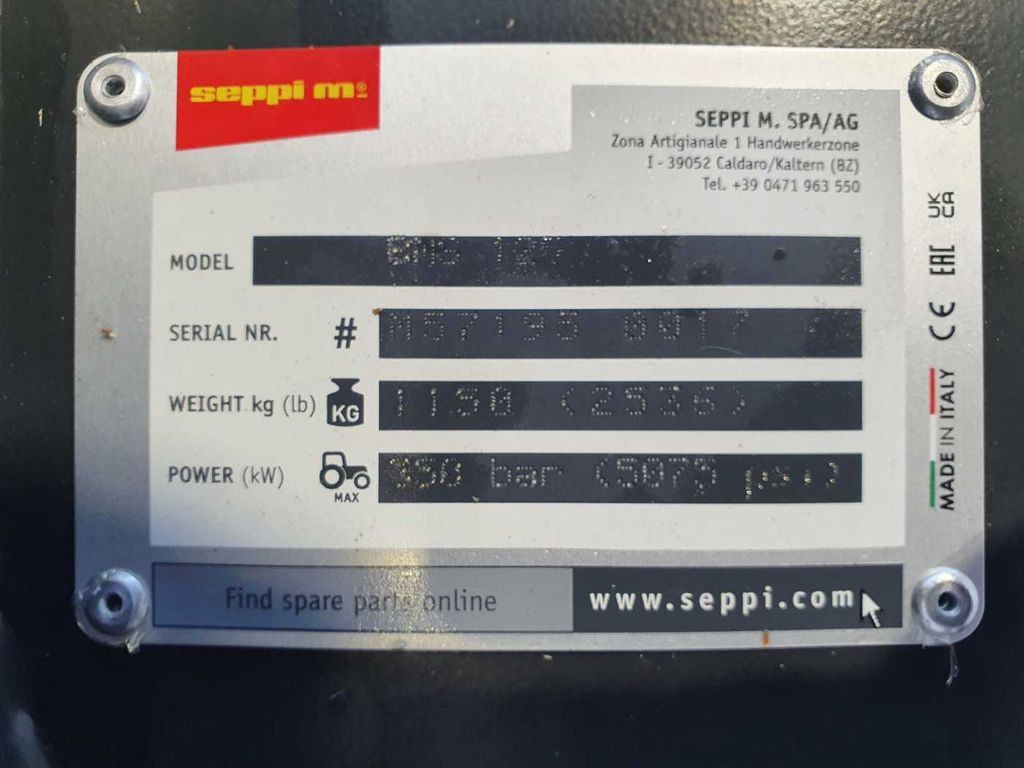 New Forestry mulcher Seppi M. BMS 125 / 13-30t /Forstmulcher/lagernd!: picture 14