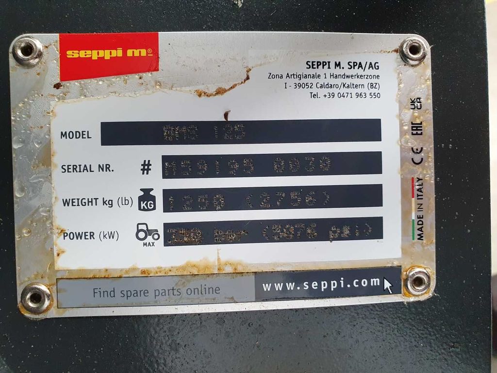 Forestry mulcher Seppi M. BMS 125 Forstmulcher / Drehmotor / DEMO: picture 12