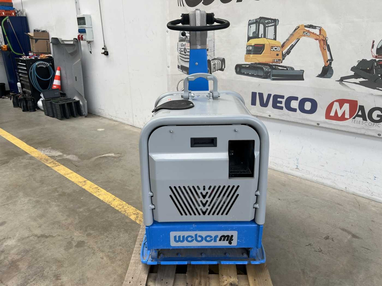 Vibratory plate Weber CR 9 MDM Hatz-Diesel / 740kg / DEMO / 2022: picture 9