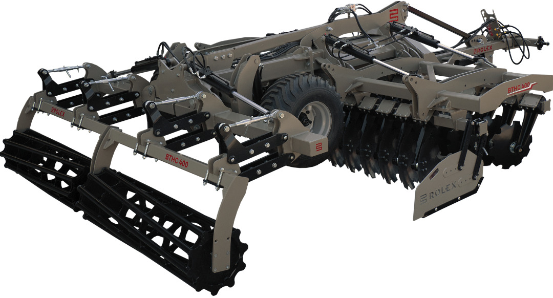 Rol-ex ciężka brona talerzowa uprawowo-ścierniskowa, składana hydraulicznie 4,0 BTHC - Disc harrow: picture 1 Rol-ex ciężka brona talerzowa uprawowo-ścierniskowa, składana hydraulicznie 4,0 BTHC - Disc harrow: picture 1