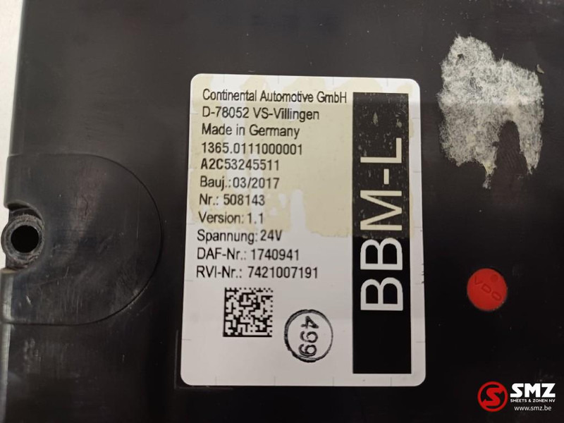 DAF Occ ECU BBM-L regeleenheid DAF - ECU for Truck: picture 4 DAF Occ ECU BBM-L regeleenheid DAF - ECU for Truck: picture 4
