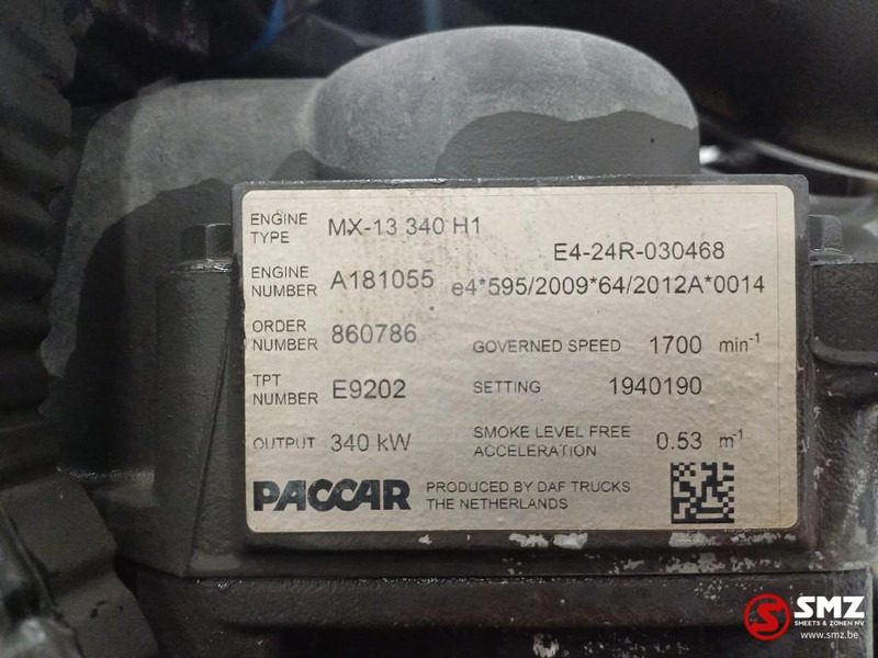 DAF Occ motor MX13 340KW DAF - Engine for Truck: picture 5 DAF Occ motor MX13 340KW DAF - Engine for Truck: picture 5
