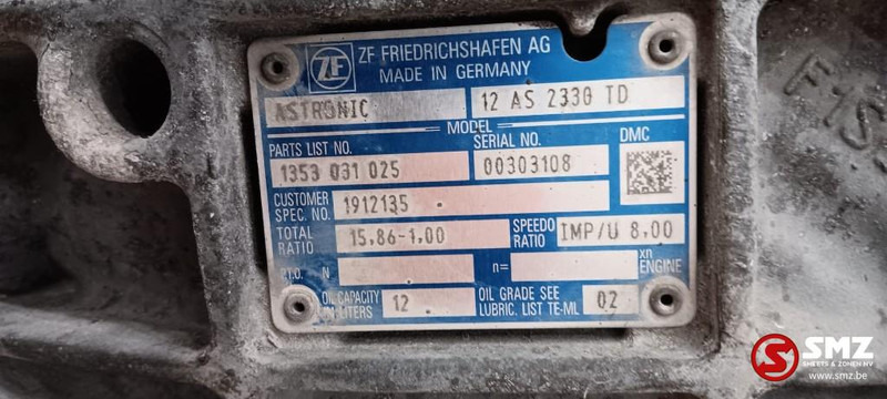 DAF Occ versnellingsbak 12AS2330TD DAF - Gearbox for Truck: picture 5 DAF Occ versnellingsbak 12AS2330TD DAF - Gearbox for Truck: picture 5