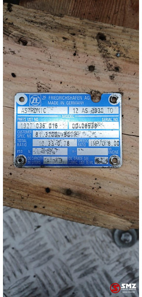 MAN Occ versnellingsbak 12AS2330TO MAN - Gearbox for Truck: picture 5 MAN Occ versnellingsbak 12AS2330TO MAN - Gearbox for Truck: picture 5
