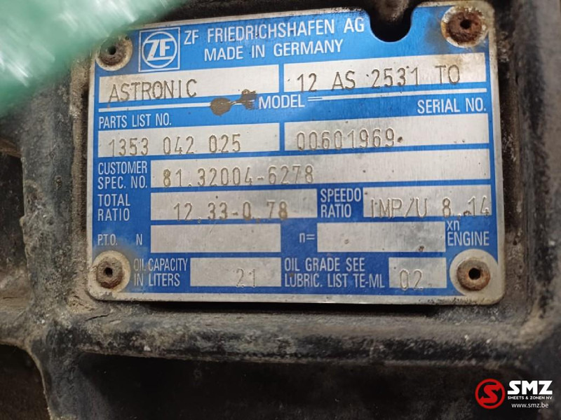 MAN Occ versnellingsbak + intarder 12AS2531TO MAN - Gearbox for Truck: picture 5 MAN Occ versnellingsbak + intarder 12AS2531TO MAN - Gearbox for Truck: picture 5