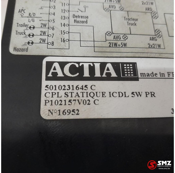 Renault Occ ECU ACTIA regeleenheid Renault - ECU for Truck: picture 5 Renault Occ ECU ACTIA regeleenheid Renault - ECU for Truck: picture 5