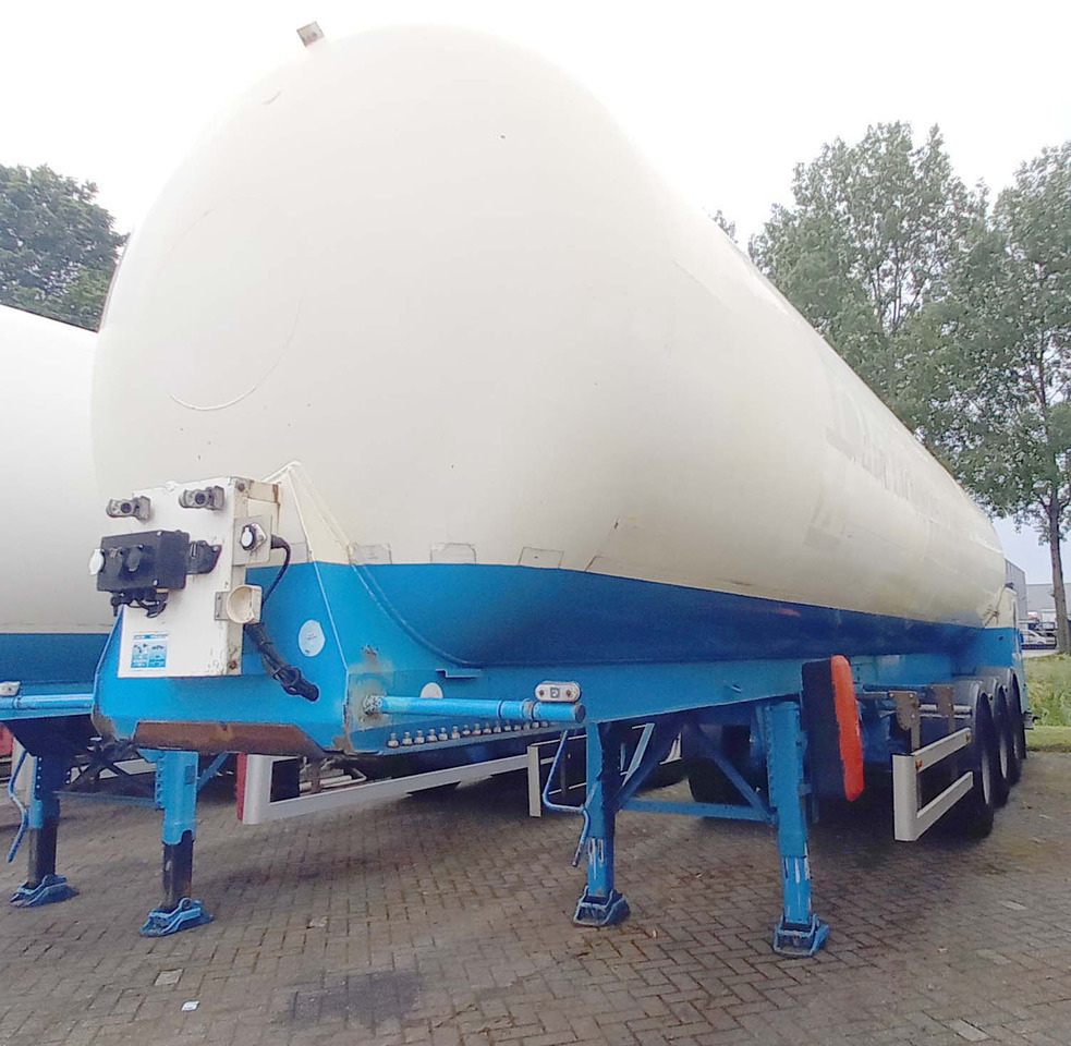 AGA Cryo Gas tank semi-trailer cryogenic used for nitrogen, argon, oxygen, LIN, LOX, LAR. - Tank semi-trailer: picture 2 AGA Cryo Gas tank semi-trailer cryogenic used for nitrogen, argon, oxygen, LIN, LOX, LAR. - Tank semi-trailer: picture 2