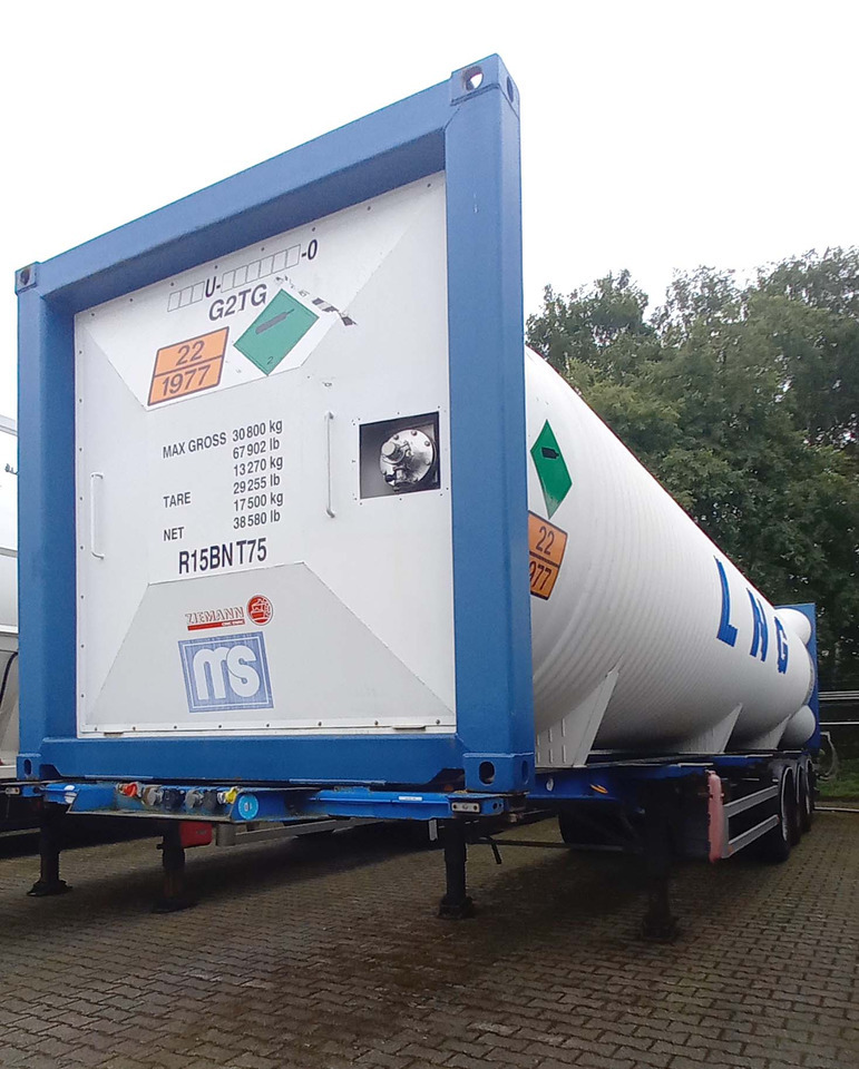 Ziemann LNG Methan Gas Cryogenic tank container 40ft tank - Tank semi-trailer: picture 3 Ziemann LNG Methan Gas Cryogenic tank container 40ft tank - Tank semi-trailer: picture 3