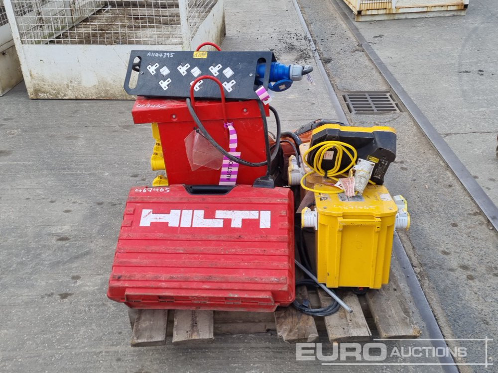 110 Volt Transformer (2 of), 230 Volt Distribution Box, 110Volt Site Transformer, 110 Volt Elite Light, Stihl Petrol Quick Cut Saw, Hilti TE 60-AVC/AVR 110 Volt Hammer Drill - Construction equipment: picture 2 110 Volt Transformer (2 of), 230 Volt Distribution Box, 110Volt Site Transformer, 110 Volt Elite Light, Stihl Petrol Quick Cut Saw, Hilti TE 60-AVC/AVR 110 Volt Hammer Drill - Construction equipment: picture 2