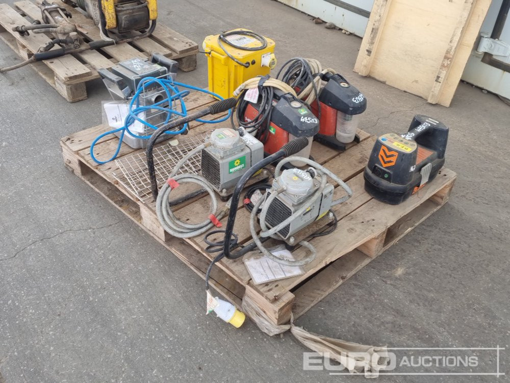 110Volt Transformer, 110Volt Vacuum Pump (4 of), 110Volt Hand Held Floor Sander, Cable Avoidance Tool Signal Detector - Construction equipment: picture 2 110Volt Transformer, 110Volt Vacuum Pump (4 of), 110Volt Hand Held Floor Sander, Cable Avoidance Tool Signal Detector - Construction equipment: picture 2