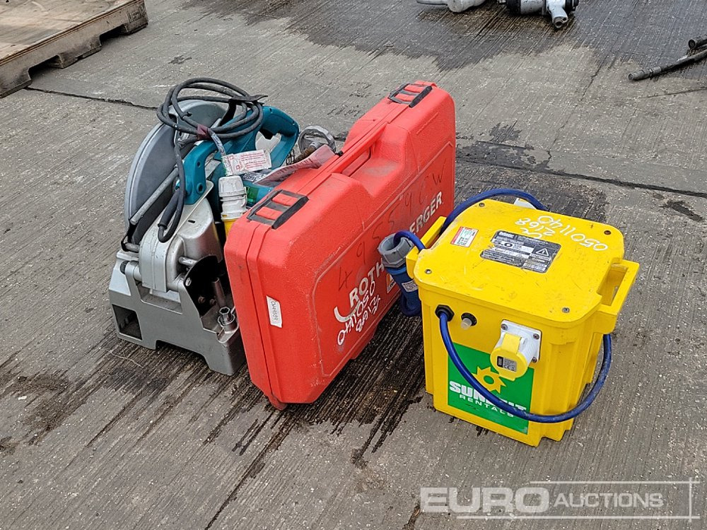 110Volt Transformer, Makita 110Volt Chop Saw, Rothenberger 110Volt Pipe Threader, Hilti Battery Circular Saw - Construction equipment: picture 1 110Volt Transformer, Makita 110Volt Chop Saw, Rothenberger 110Volt Pipe Threader, Hilti Battery Circular Saw - Construction equipment: picture 1