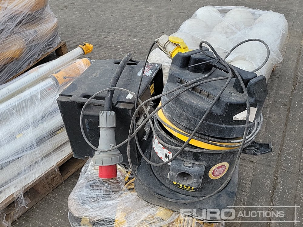 Construction equipment 110Volt Work Lights, Ligth Bases, Extension Boxes, 415Volt Distribution Box, 110Volt Vcuum Cleaner (4 Pallets of): picture 34