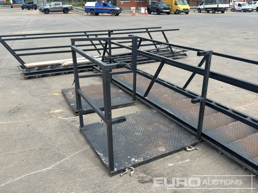 15 Step Steel Stairs, Access Platform, Handrails, Leg Supports (Cannot Be Reconsigned) (2 of) - Tool/ Equipment: picture 5 15 Step Steel Stairs, Access Platform, Handrails, Leg Supports (Cannot Be Reconsigned) (2 of) - Tool/ Equipment: picture 5