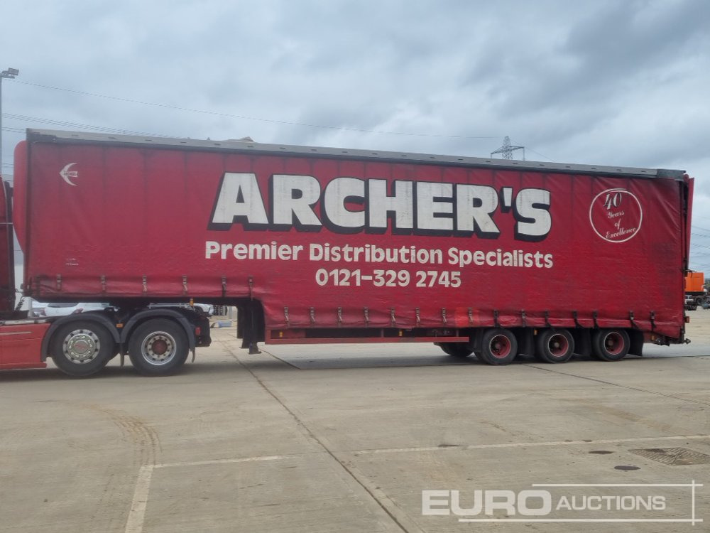 1995 Miles Nunn BT 343A - Curtainsider semi-trailer: picture 2 1995 Miles Nunn BT 343A - Curtainsider semi-trailer: picture 2