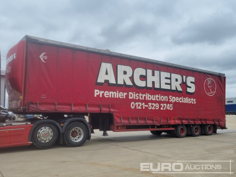 1995 Miles Nunn BT 343A - Curtainsider semi-trailer: picture 1 1995 Miles Nunn BT 343A - Curtainsider semi-trailer: picture 1
