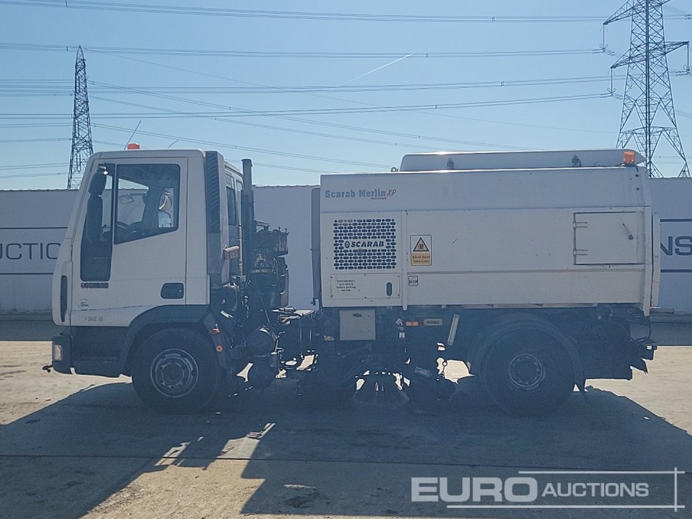 2008 Iveco 4x2 Sweeper Lorry, Scarab Merlin Body, Reverse Camera, Manual Gearbox - Road sweeper: picture 2 2008 Iveco 4x2 Sweeper Lorry, Scarab Merlin Body, Reverse Camera, Manual Gearbox - Road sweeper: picture 2