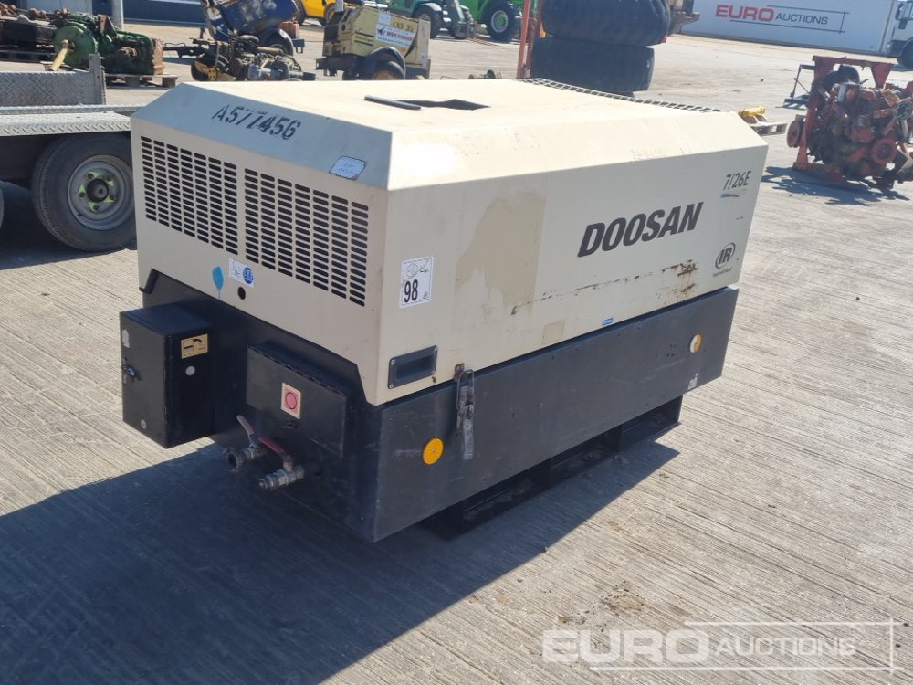 2012 Doosan 726E - Air compressor: picture 1 2012 Doosan 726E - Air compressor: picture 1