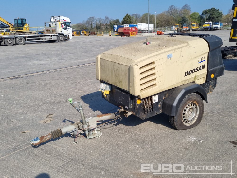 2012 Doosan 741+ - Air compressor: picture 1 2012 Doosan 741+ - Air compressor: picture 1
