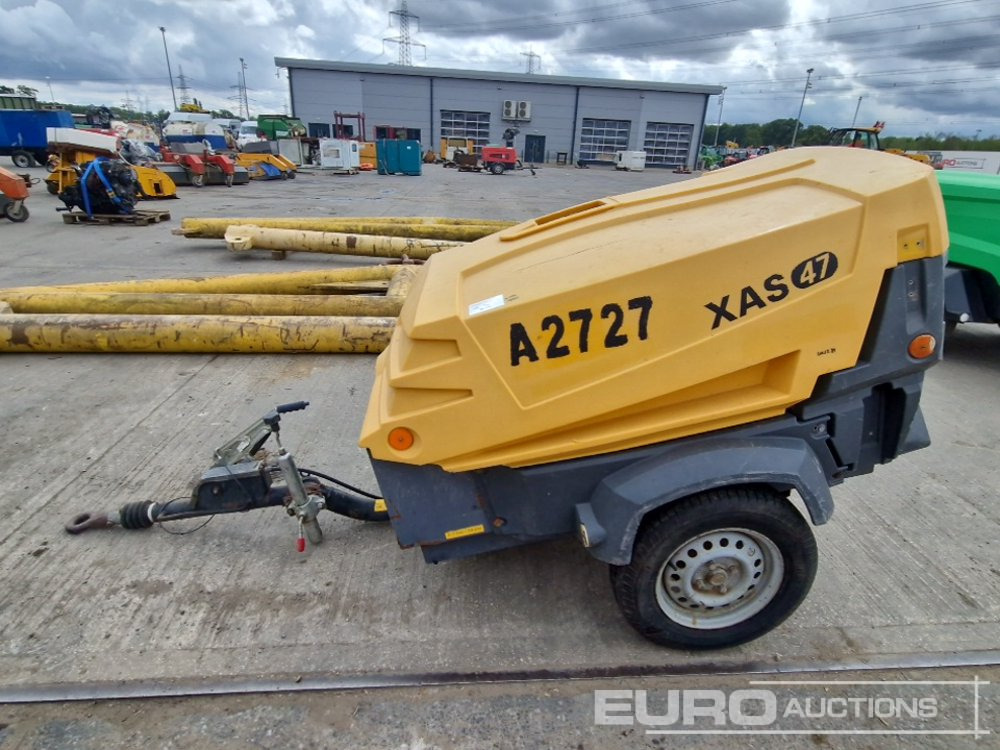 2013 Atlas Copco XAS47 - Air compressor: picture 2 2013 Atlas Copco XAS47 - Air compressor: picture 2