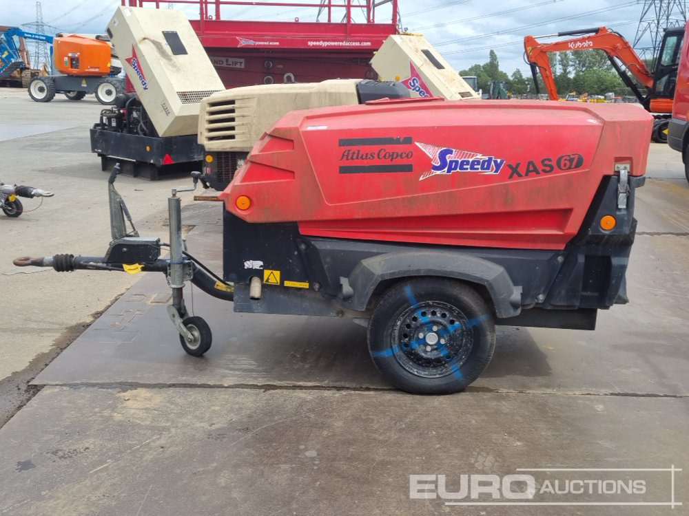 2013 Atlas Copco XAS67 130CFM - Air compressor: picture 2 2013 Atlas Copco XAS67 130CFM - Air compressor: picture 2