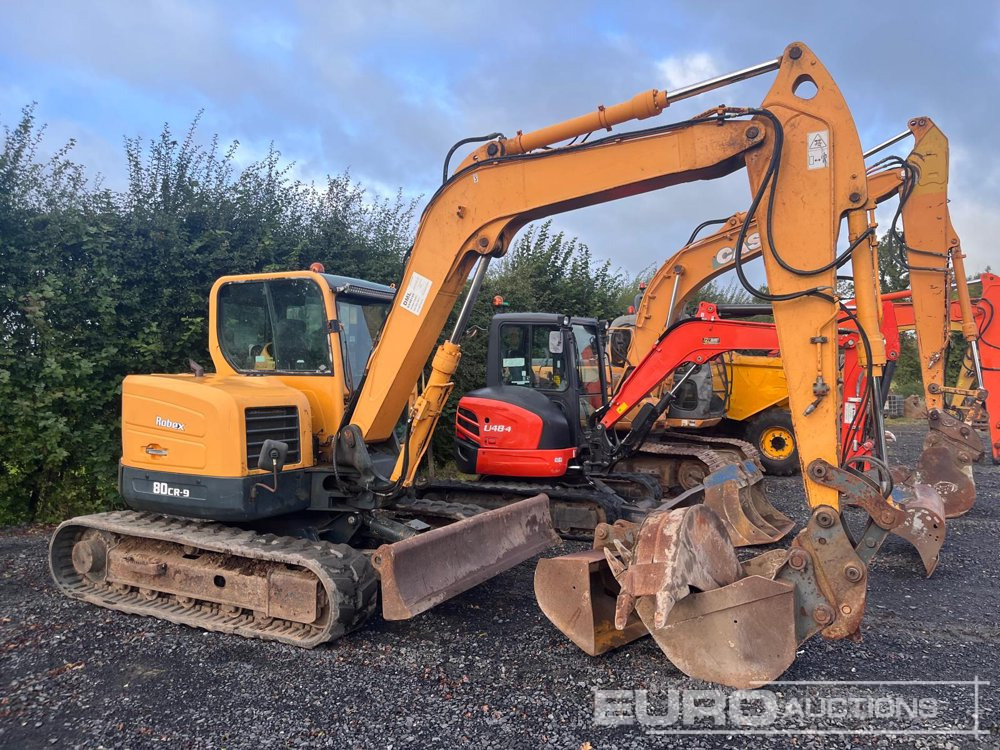 2013 Hyundai R80CR-9 - Mini excavator: picture 4 2013 Hyundai R80CR-9 - Mini excavator: picture 4
