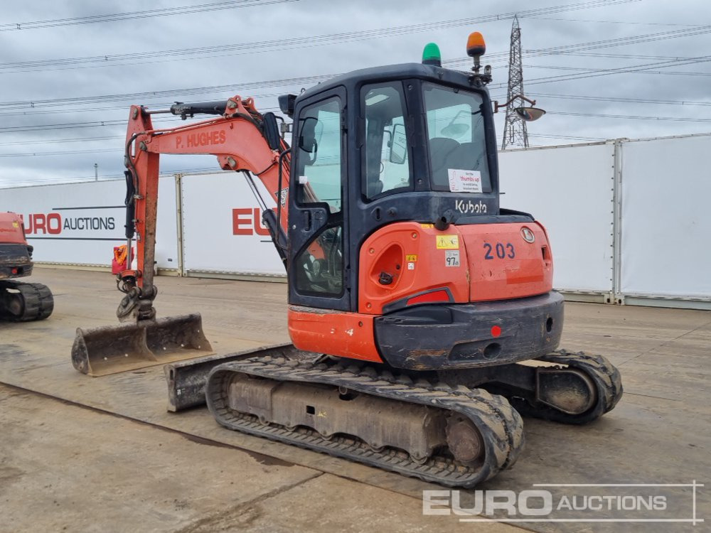 2013 Kubota U55-4 - Mini excavator: picture 3 2013 Kubota U55-4 - Mini excavator: picture 3