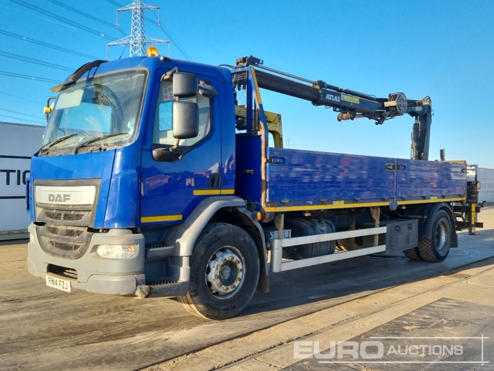 2014 DAF LF220 - Dropside/ Flatbed truck: picture 1 2014 DAF LF220 - Dropside/ Flatbed truck: picture 1