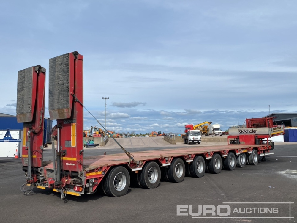 2014 Goldhofer 8 Axle Double Extending Stepframe Low Loader Trailer, Hydraulic Rear Steering, Hydraulic Ramps, Out Riggers, Extending To 24m, 2.75m Wide - Low loader semi-trailer: picture 5 2014 Goldhofer 8 Axle Double Extending Stepframe Low Loader Trailer, Hydraulic Rear Steering, Hydraulic Ramps, Out Riggers, Extending To 24m, 2.75m Wide - Low loader semi-trailer: picture 5