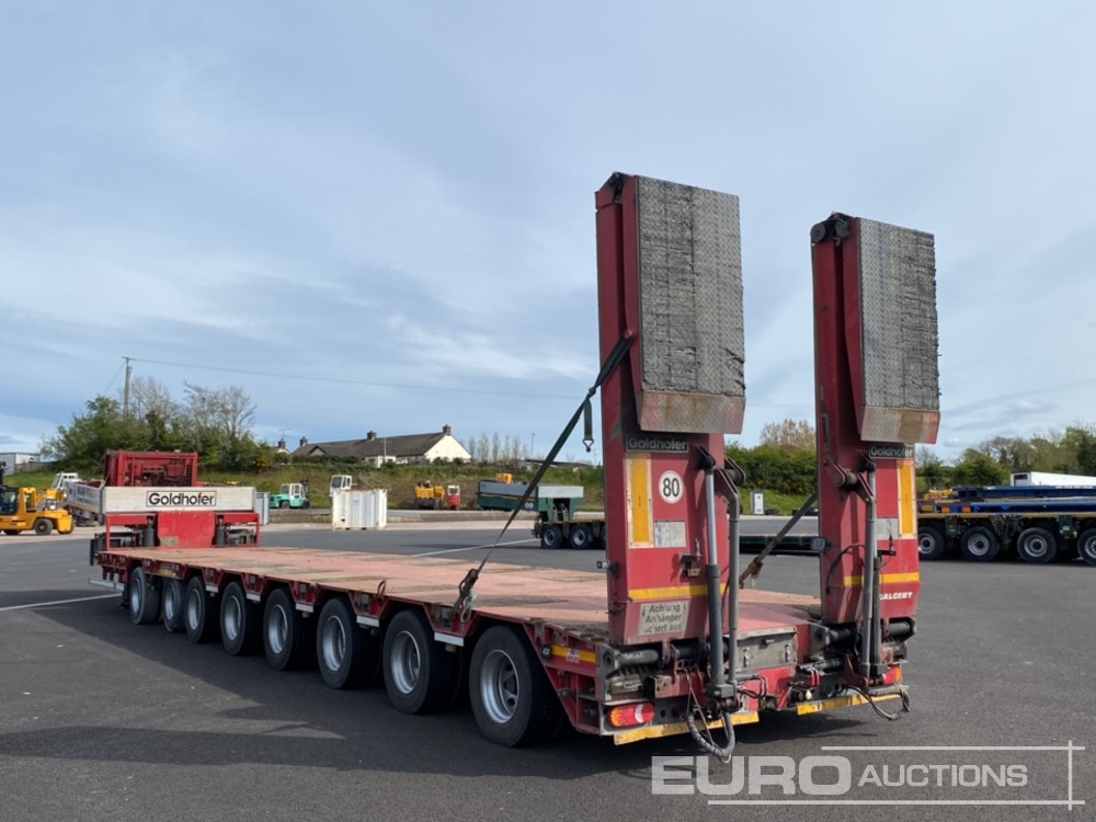 2014 Goldhofer 8 Axle Double Extending Stepframe Low Loader Trailer, Hydraulic Rear Steering, Hydraulic Ramps, Out Riggers, Extending To 24m, 2.75m Wide - Low loader semi-trailer: picture 3 2014 Goldhofer 8 Axle Double Extending Stepframe Low Loader Trailer, Hydraulic Rear Steering, Hydraulic Ramps, Out Riggers, Extending To 24m, 2.75m Wide - Low loader semi-trailer: picture 3
