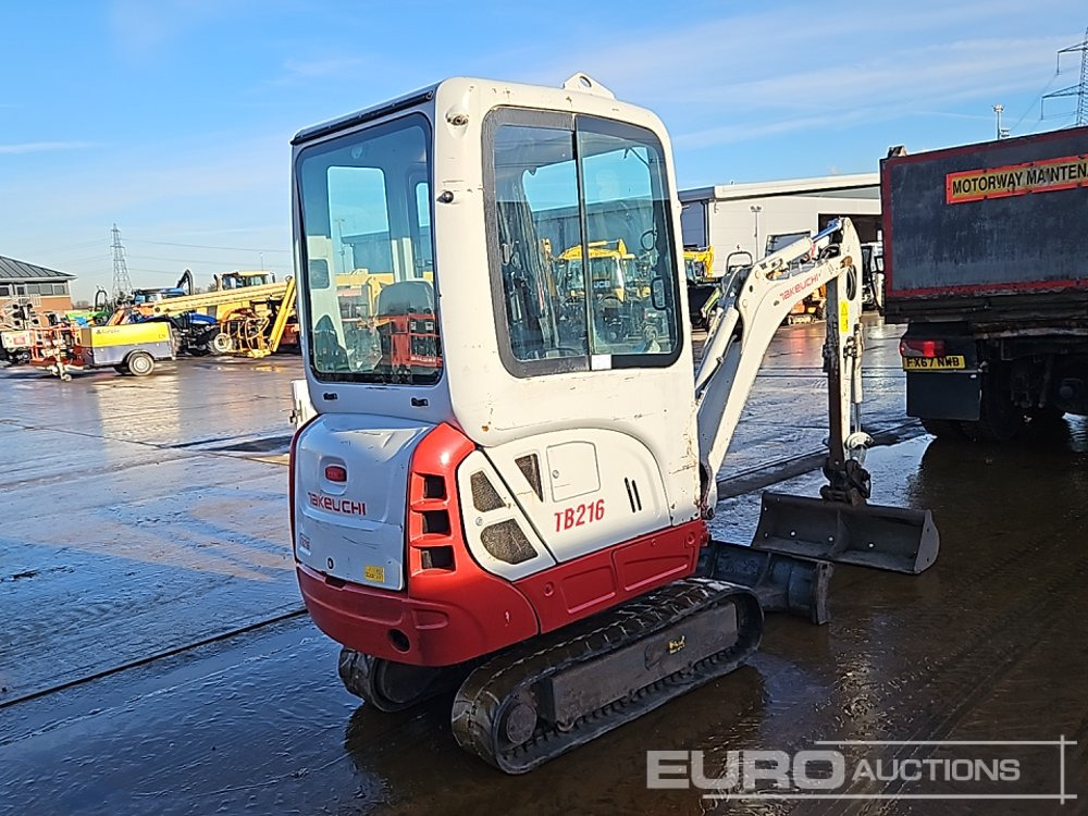 2014 Takeuchi TB216 - Mini excavator: picture 5 2014 Takeuchi TB216 - Mini excavator: picture 5