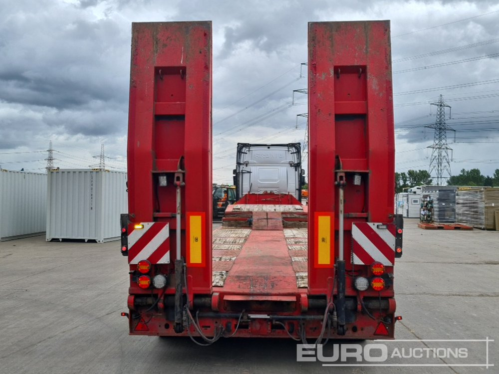 2015 Faymonville 4 Axle Step Frame Extendable Low Loader Trailer, Twin Axle Rear Steer, Ramps - Low loader semi-trailer: picture 4 2015 Faymonville 4 Axle Step Frame Extendable Low Loader Trailer, Twin Axle Rear Steer, Ramps - Low loader semi-trailer: picture 4