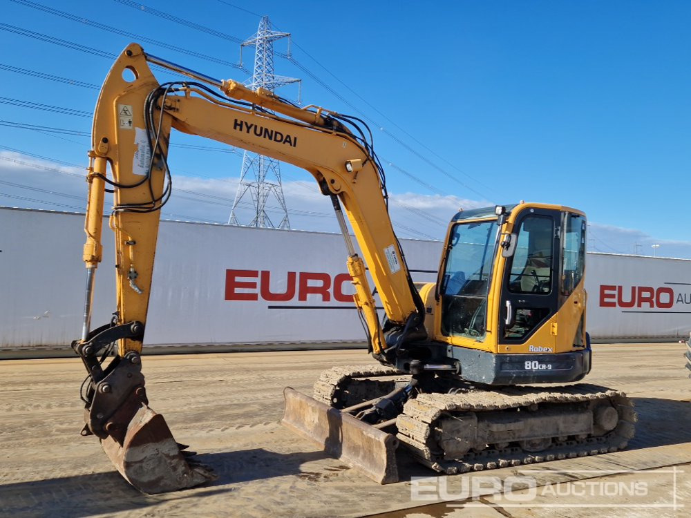 2015 Hyundai ROBEX 80CR-9A - Mini excavator: picture 1 2015 Hyundai ROBEX 80CR-9A - Mini excavator: picture 1