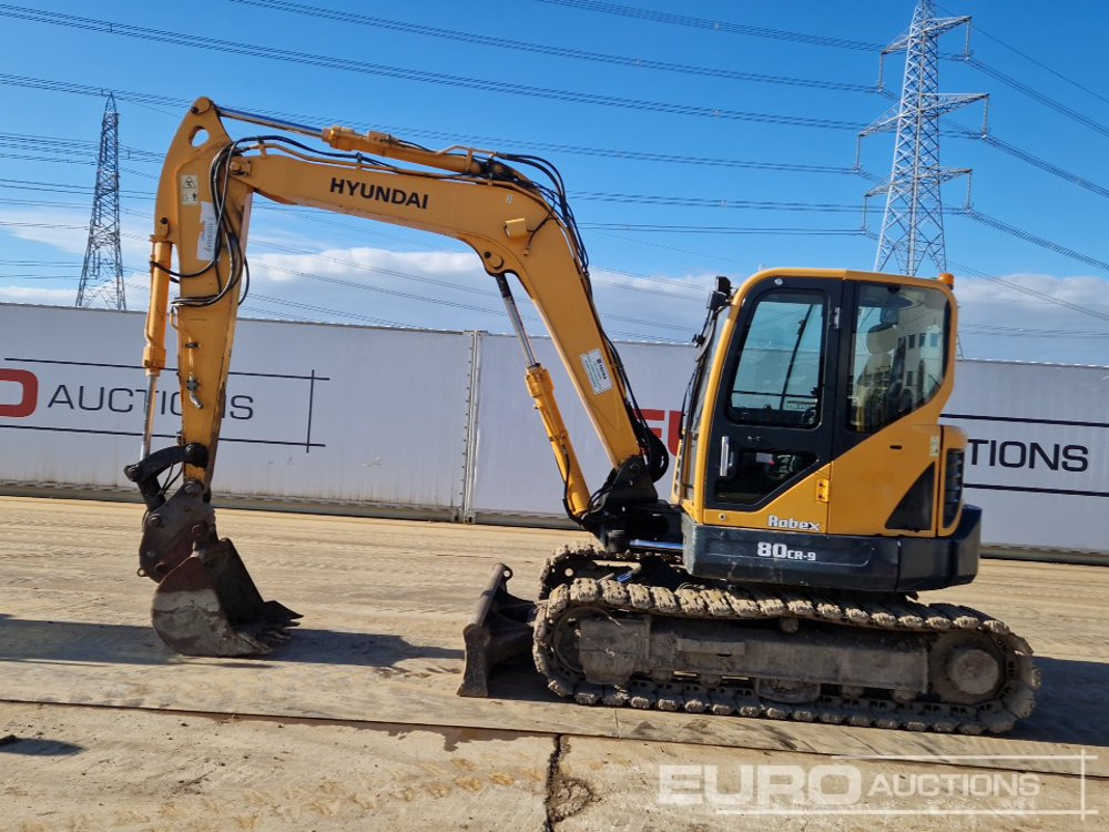 2015 Hyundai ROBEX 80CR-9A - Mini excavator: picture 2 2015 Hyundai ROBEX 80CR-9A - Mini excavator: picture 2
