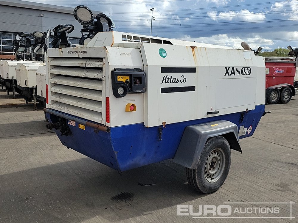 2016 Atlas Copco XAS186 - Air compressor: picture 5 2016 Atlas Copco XAS186 - Air compressor: picture 5