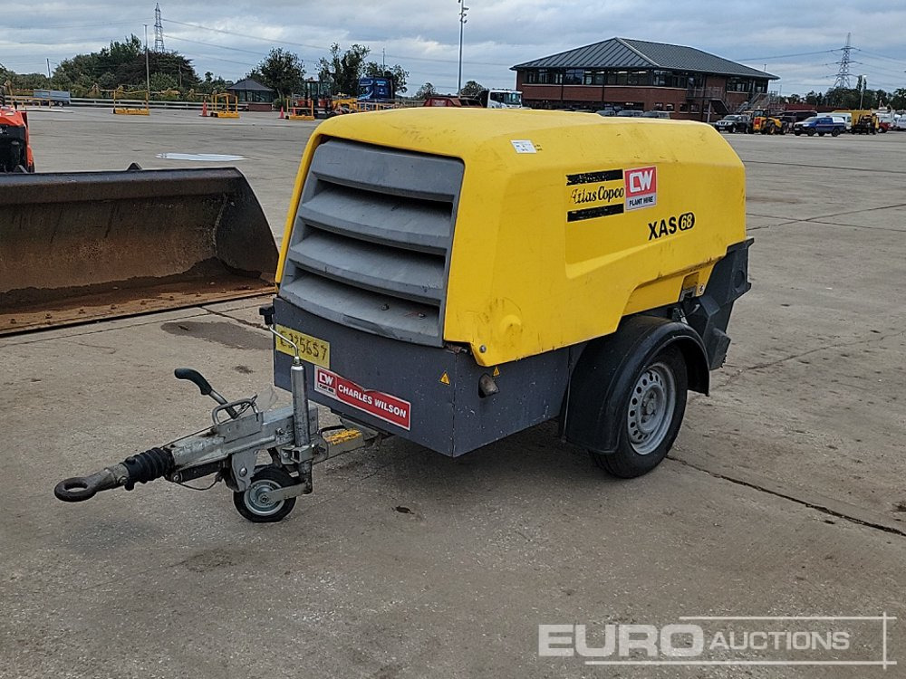 2016 Atlas Copco XAS68 - Air compressor: picture 1 2016 Atlas Copco XAS68 - Air compressor: picture 1