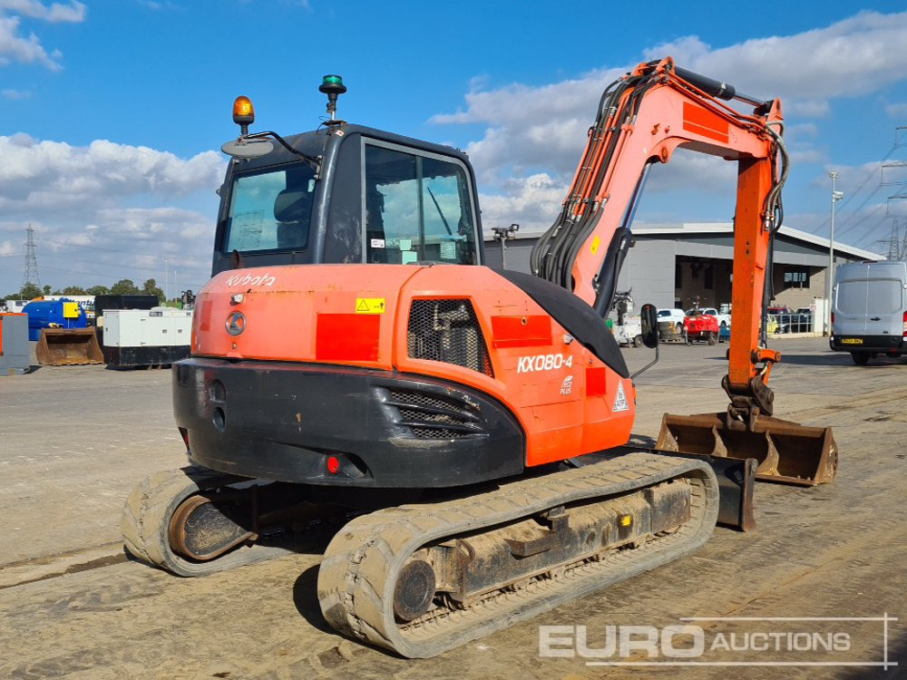 2016 Kubota KX080-4 - Mini excavator: picture 5 2016 Kubota KX080-4 - Mini excavator: picture 5