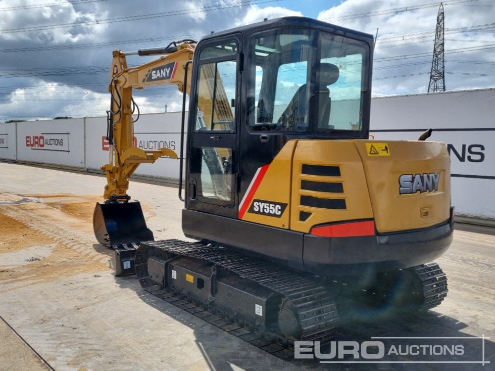 2016 Sany SY55C - Mini excavator: picture 3 2016 Sany SY55C - Mini excavator: picture 3