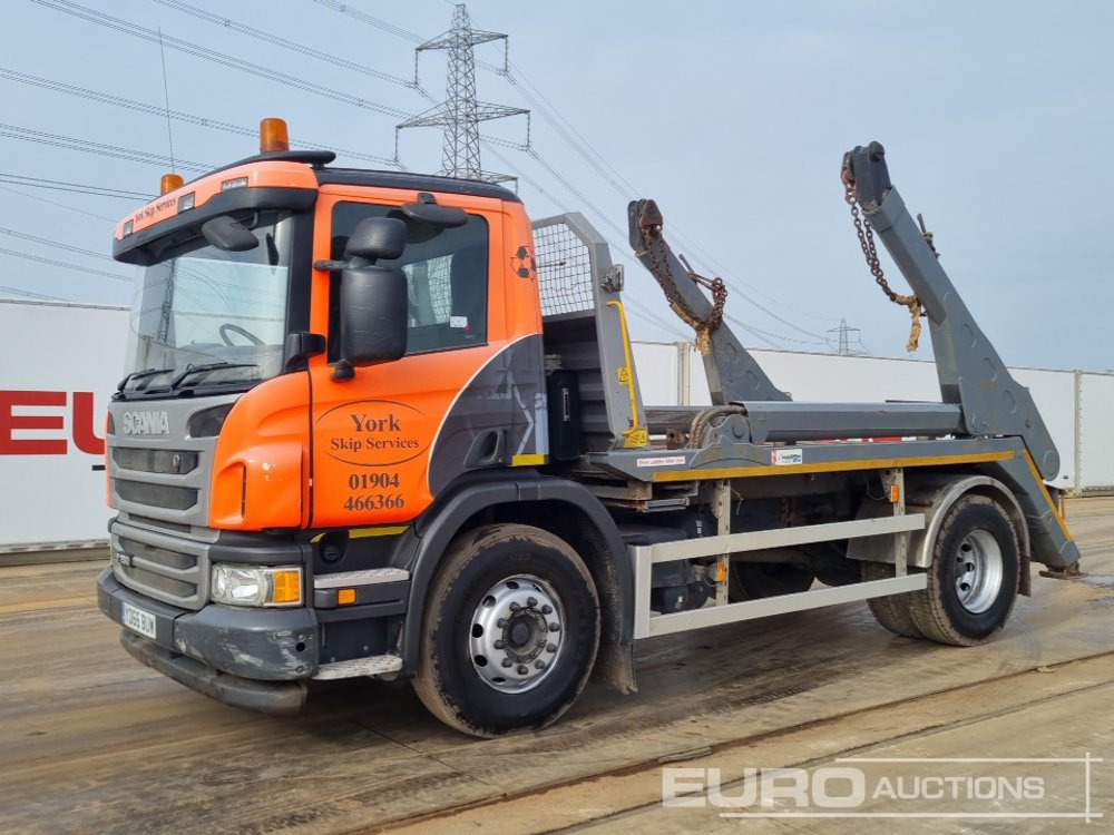 2016 Scania P250 - Skip loader truck: picture 1 2016 Scania P250 - Skip loader truck: picture 1