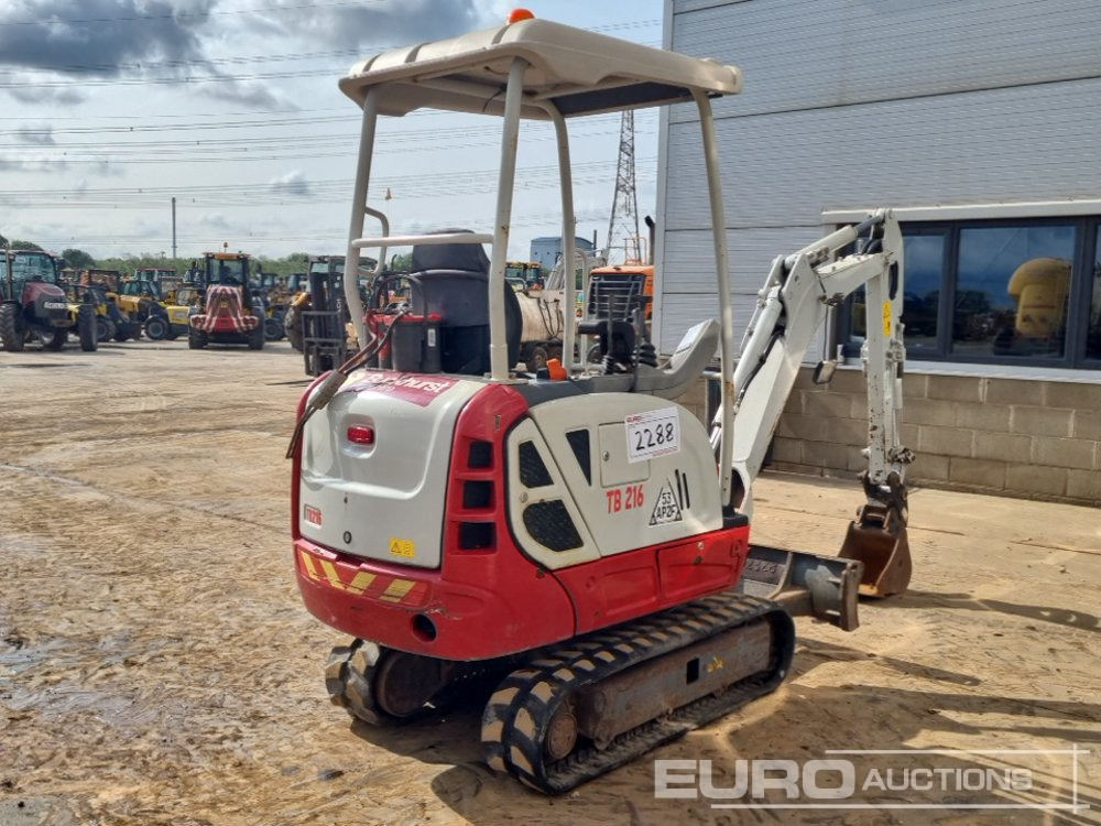 2016 Takeuchi TB216 - Mini excavator: picture 5 2016 Takeuchi TB216 - Mini excavator: picture 5