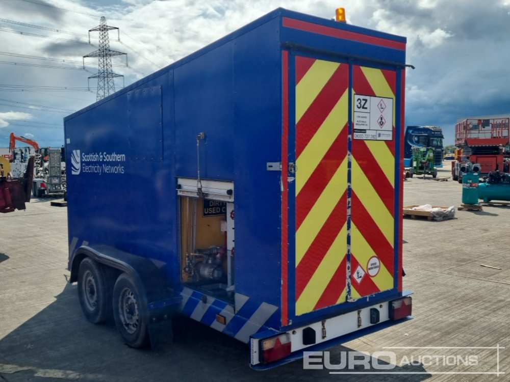2016 Trailer Engineering Twin Axle 1000 Litre Clean Oil, 1000 Litre Dirty Oil Service Trailer - Plant trailer: picture 3 2016 Trailer Engineering Twin Axle 1000 Litre Clean Oil, 1000 Litre Dirty Oil Service Trailer - Plant trailer: picture 3