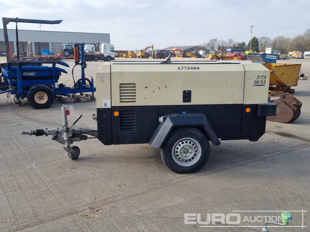 2017 Doosan 7/73-10/53 - Air compressor: picture 2 2017 Doosan 7/73-10/53 - Air compressor: picture 2
